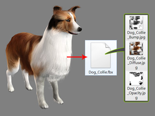 Fbx ファイル エクスポートの設定