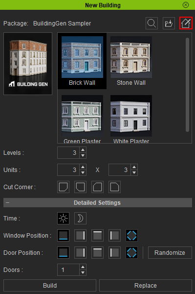 Customizing building styles