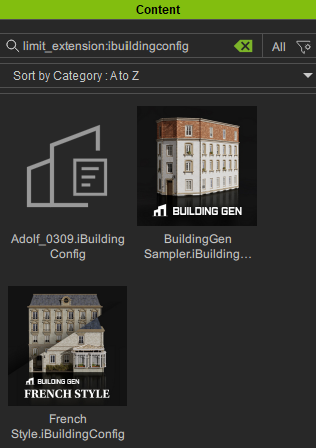 Finding iBuildingConfigs and iBuildings