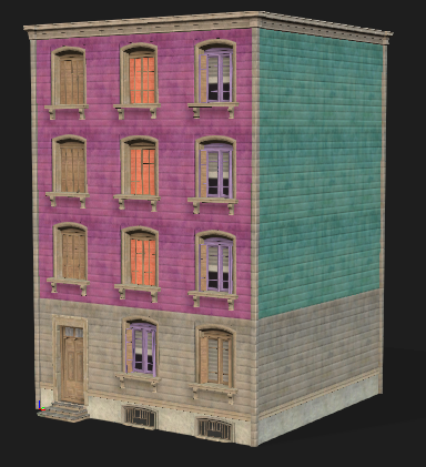 Further customization of building textures