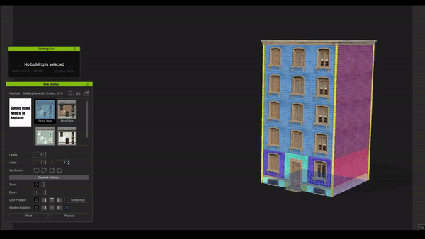 Further customization of building textures