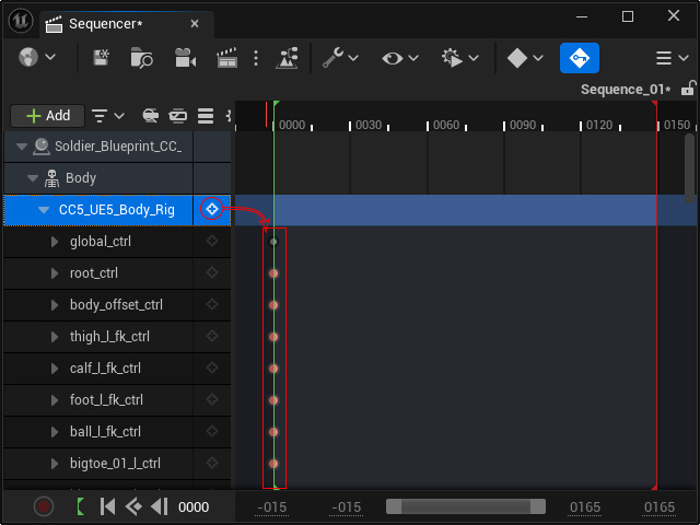 Strafe Animation Keyframes Creating Key-Frame Animations