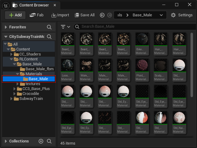 Material Settings