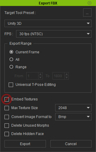 fbx unity import settings