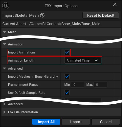 Importing Character FBX Files to Unreal Engine