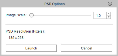 Psd Features Exporting Ratio for Launch PSD Feature