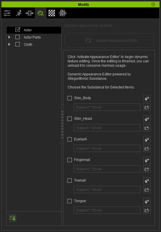 Launching Appearance Editor