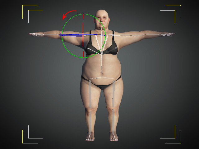 Why is the 'T-Pose' the default pose used when animating 3D models