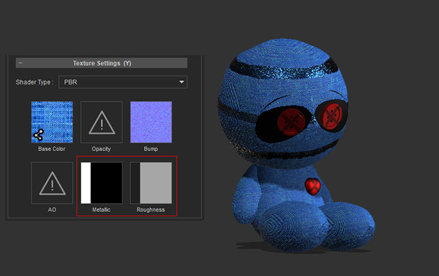 Sharing Identical Textures in Materials by Linkage Feature