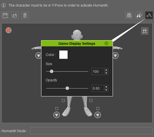 Character Creator 4 Online Manual - Manually Setting T-Pose