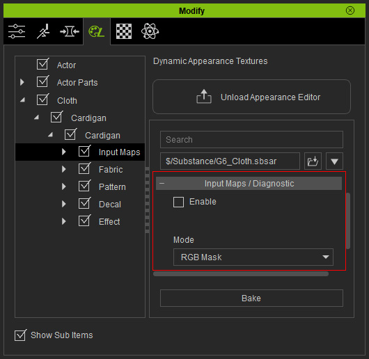 Dividing Cloth Material Areas by RGB Mask