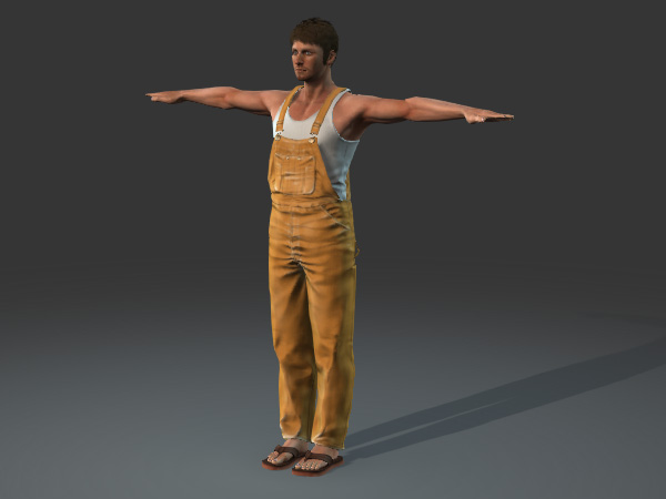 Character Creator 3 Online Manual - Universal T-pose Editing Feature