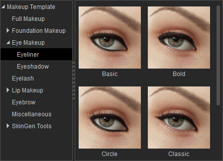 Using Eye Makeup Templates