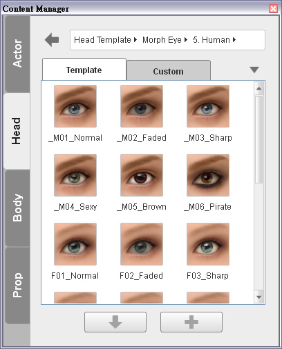 Eye Template Gallery