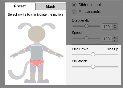Slider Control and Mouse Control