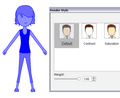Character Render Types Render Style and Color Profile