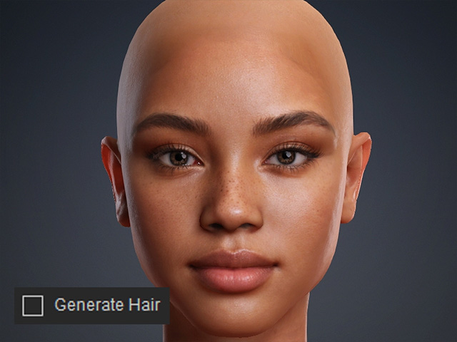 Quick Guide for Generating a 3D Head by Image Mode