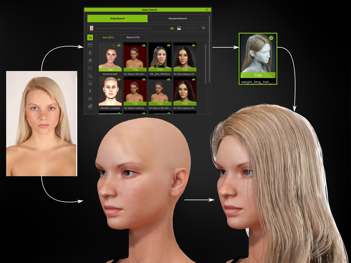 Quick Guide for Generating a 3D Head by Image Mode