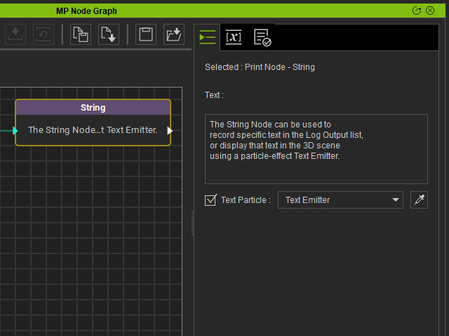 Using String Nodes