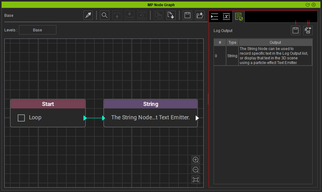 Using String Nodes