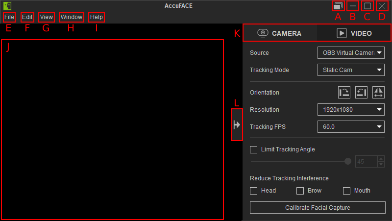 AccuFACE User Interface