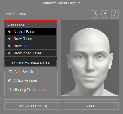 Expression Calibration