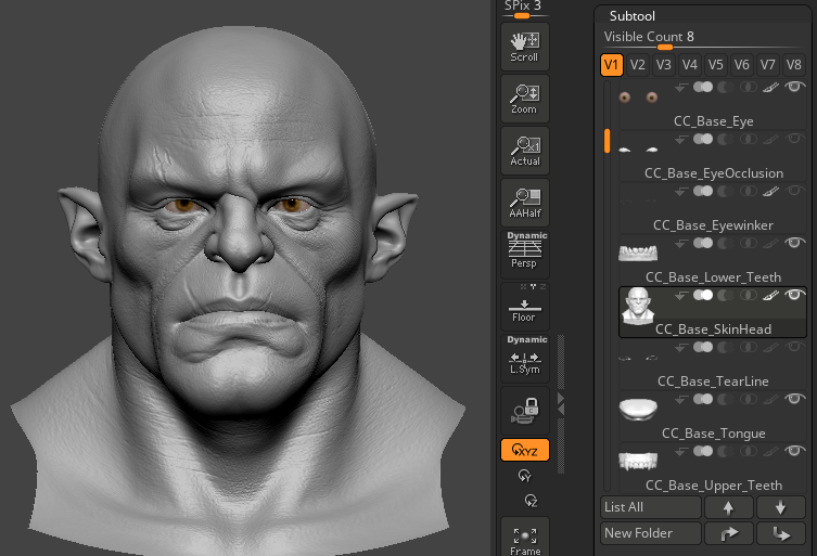Head Mesh Guidelines for Character Creator