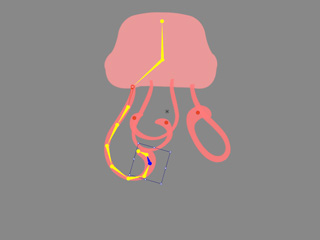 Moving Pin With String Using Pins