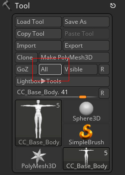 quickly changing proportions in zbrush